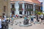 Plaza de San Pedro Claver sculptures