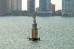 A statue of the Virgin of Carmen is said to help protect sailors traveling the ocean